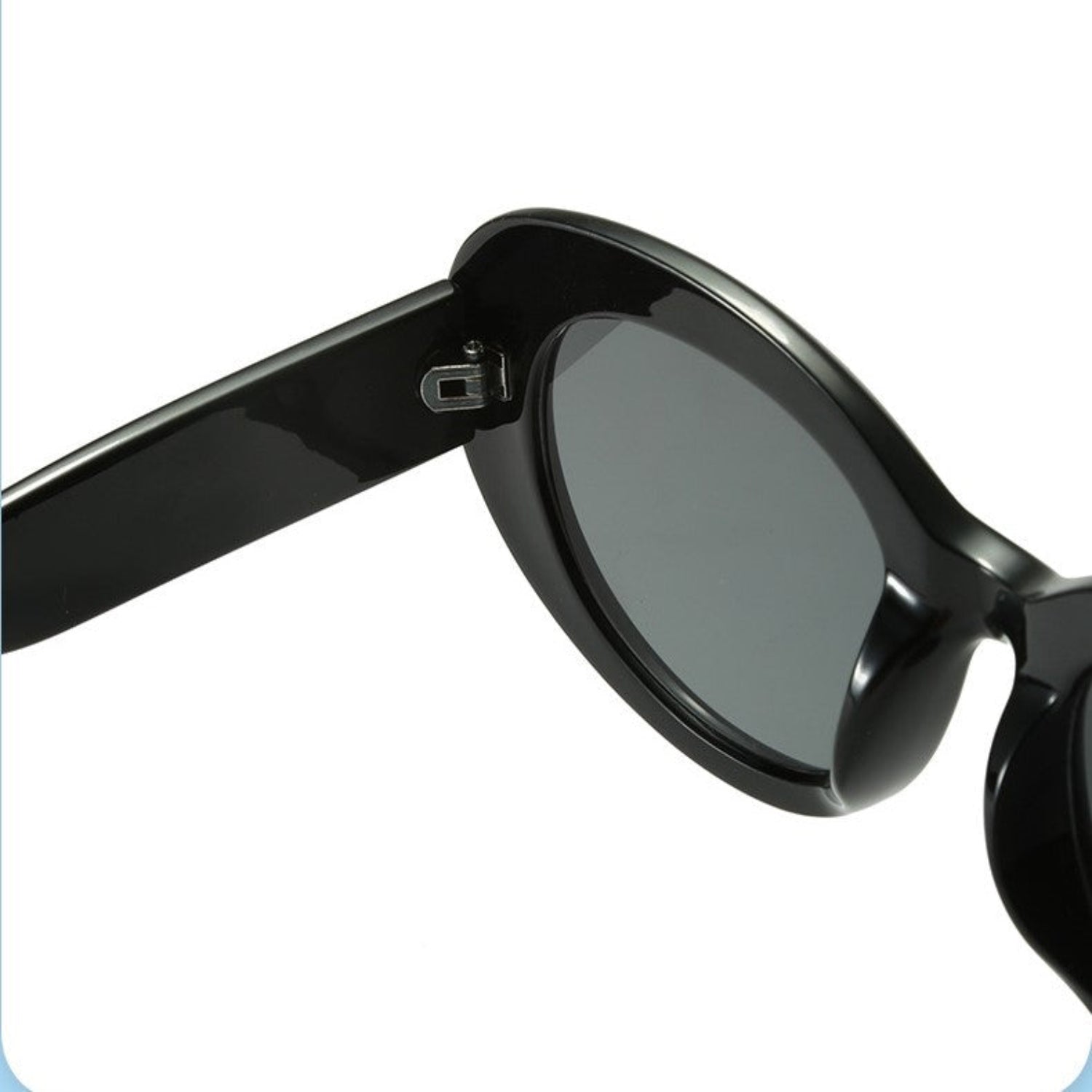 Black Oval Lens Sunglasses JLTG0194