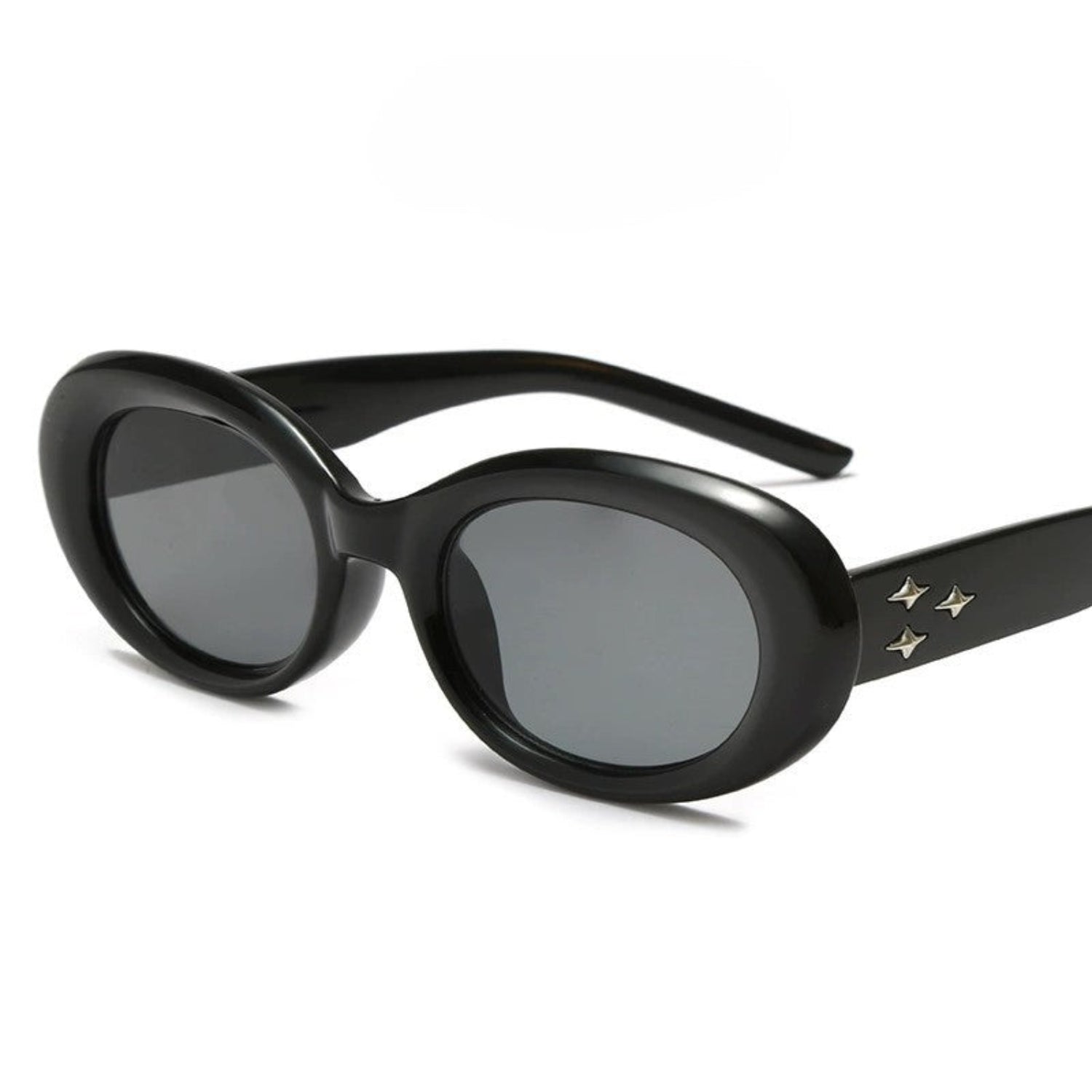 Black Oval Lens Sunglasses JLTG0194