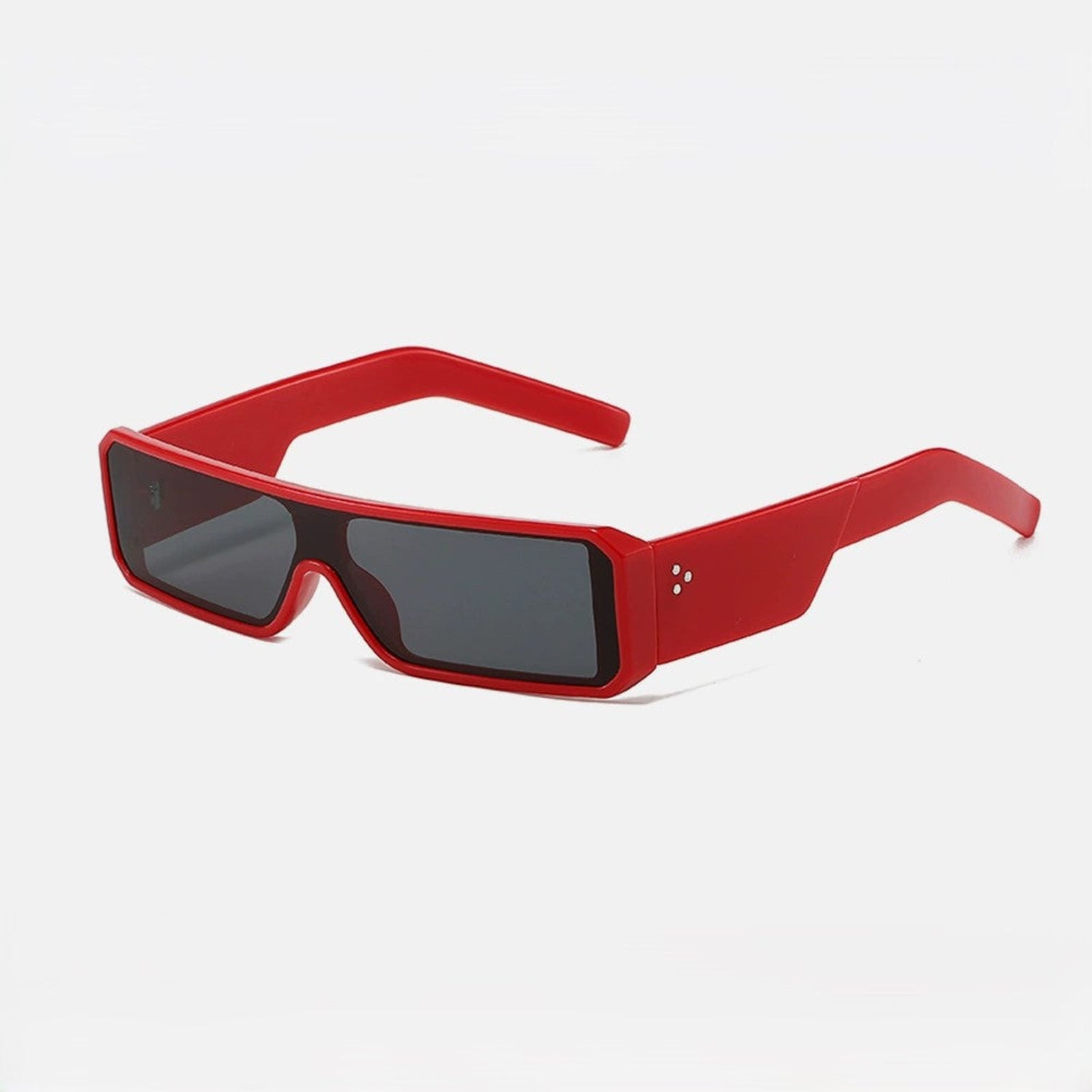 Red Rectangular Lens Sunglasses JLTG0201