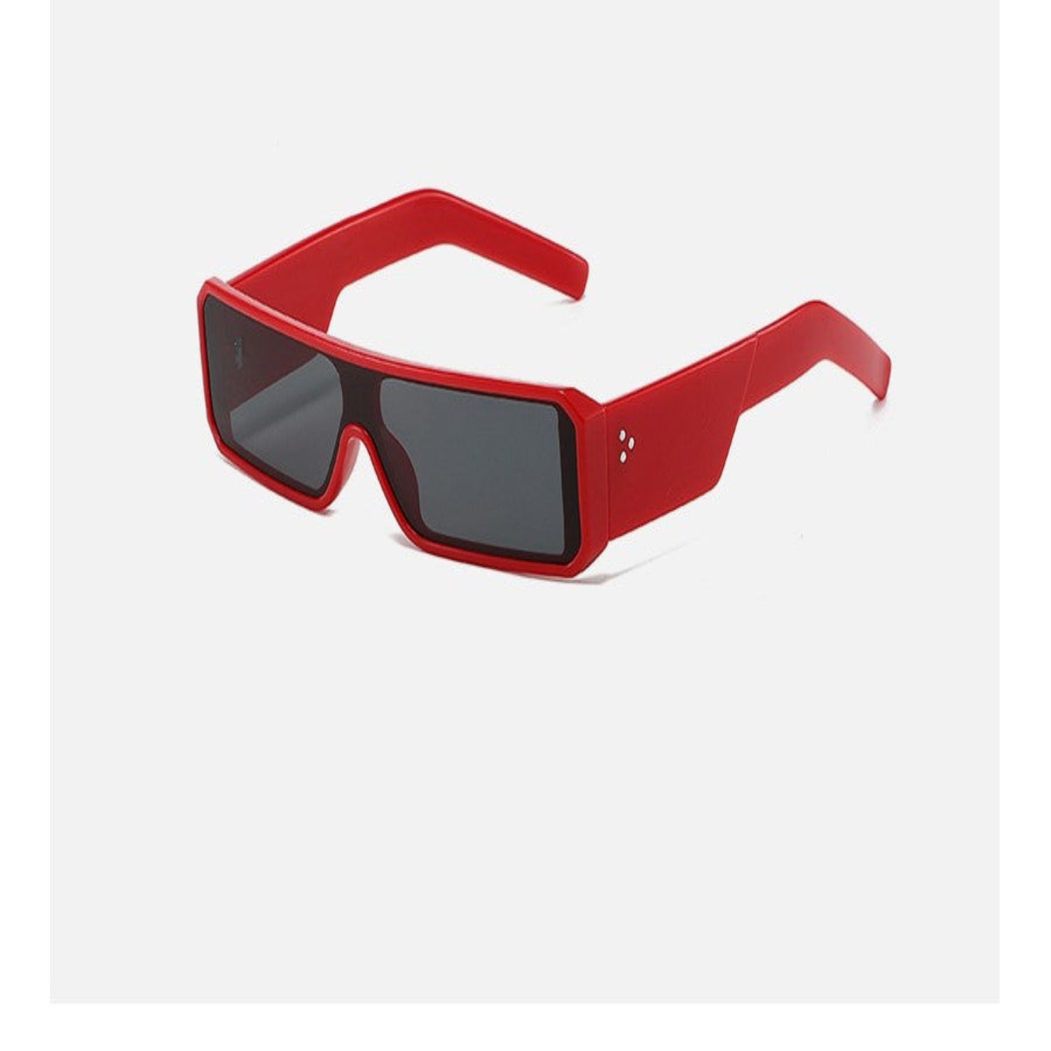 Red Rectangular Lens Sunglasses JLTG0201