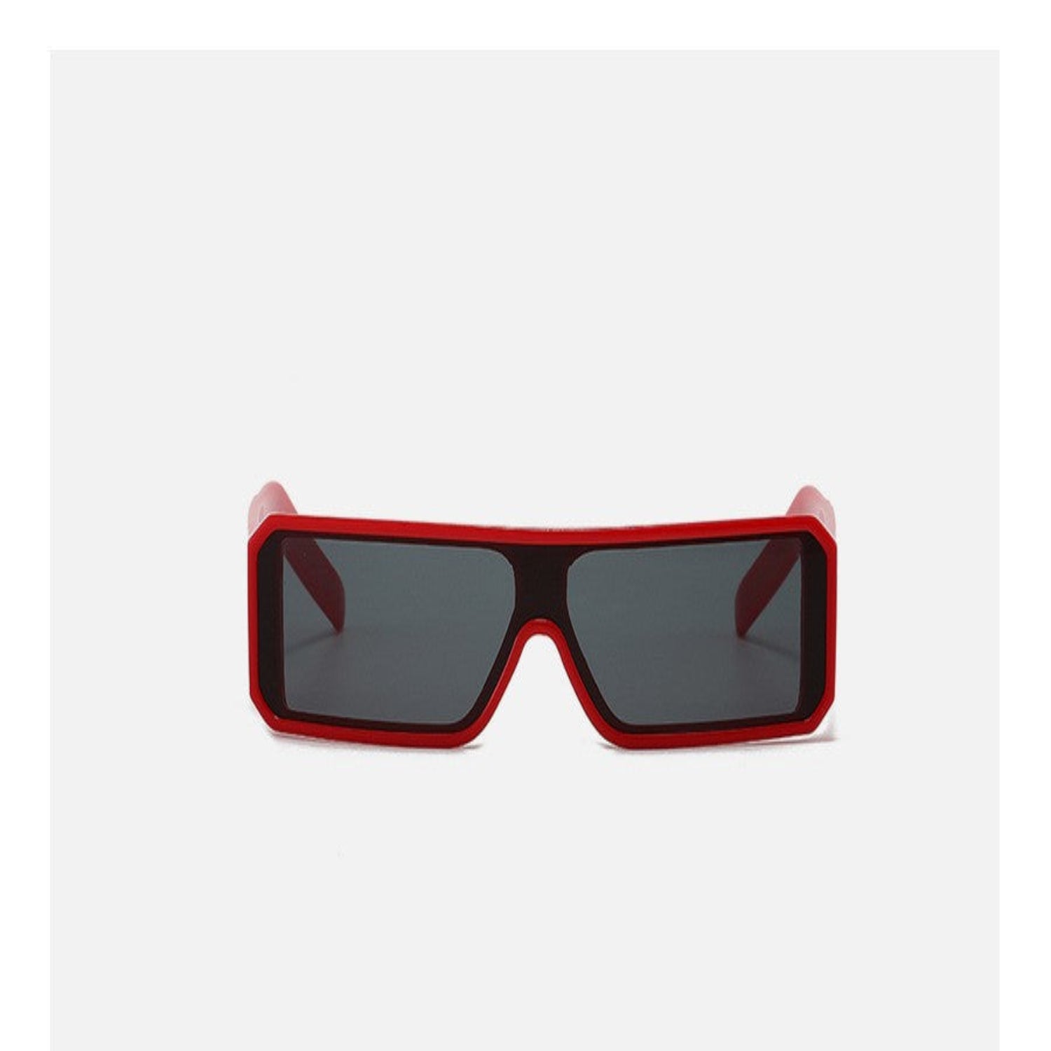 Red Rectangular Lens Sunglasses JLTG0201