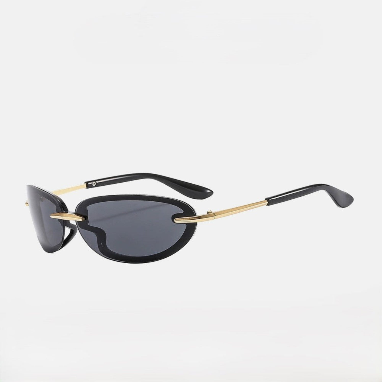 Black Oval Lens Sunglasses JLTG0207