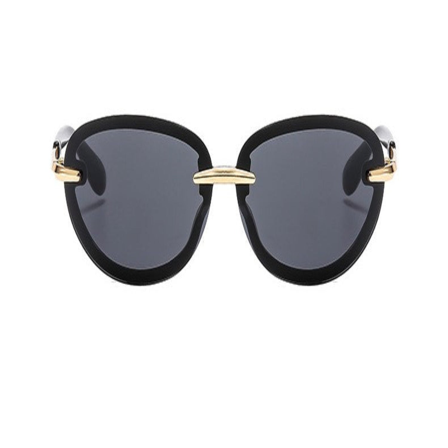 Black Oval Lens Sunglasses JLTG0207