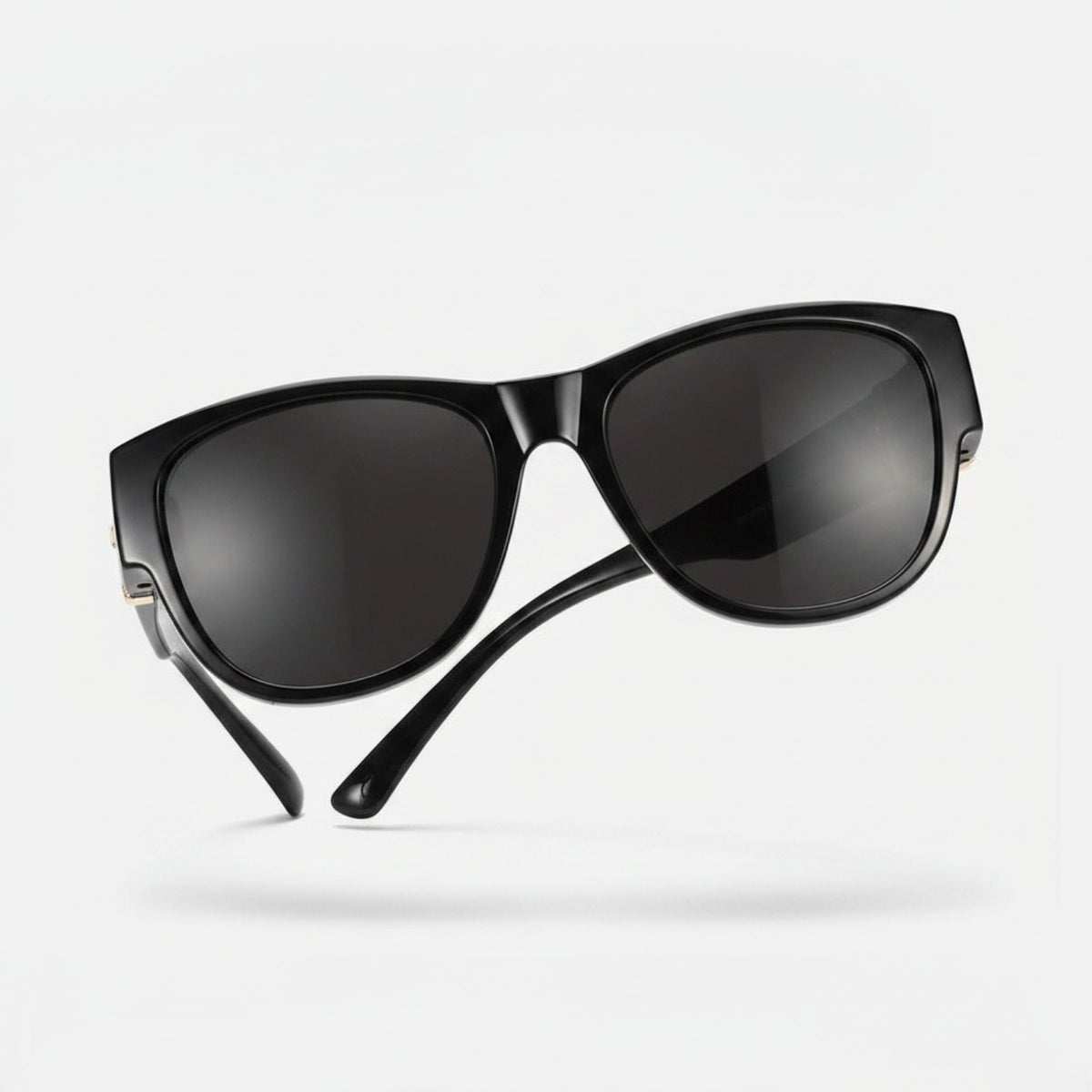Black Gradient Oversized Square Sunglasses JLTG0211