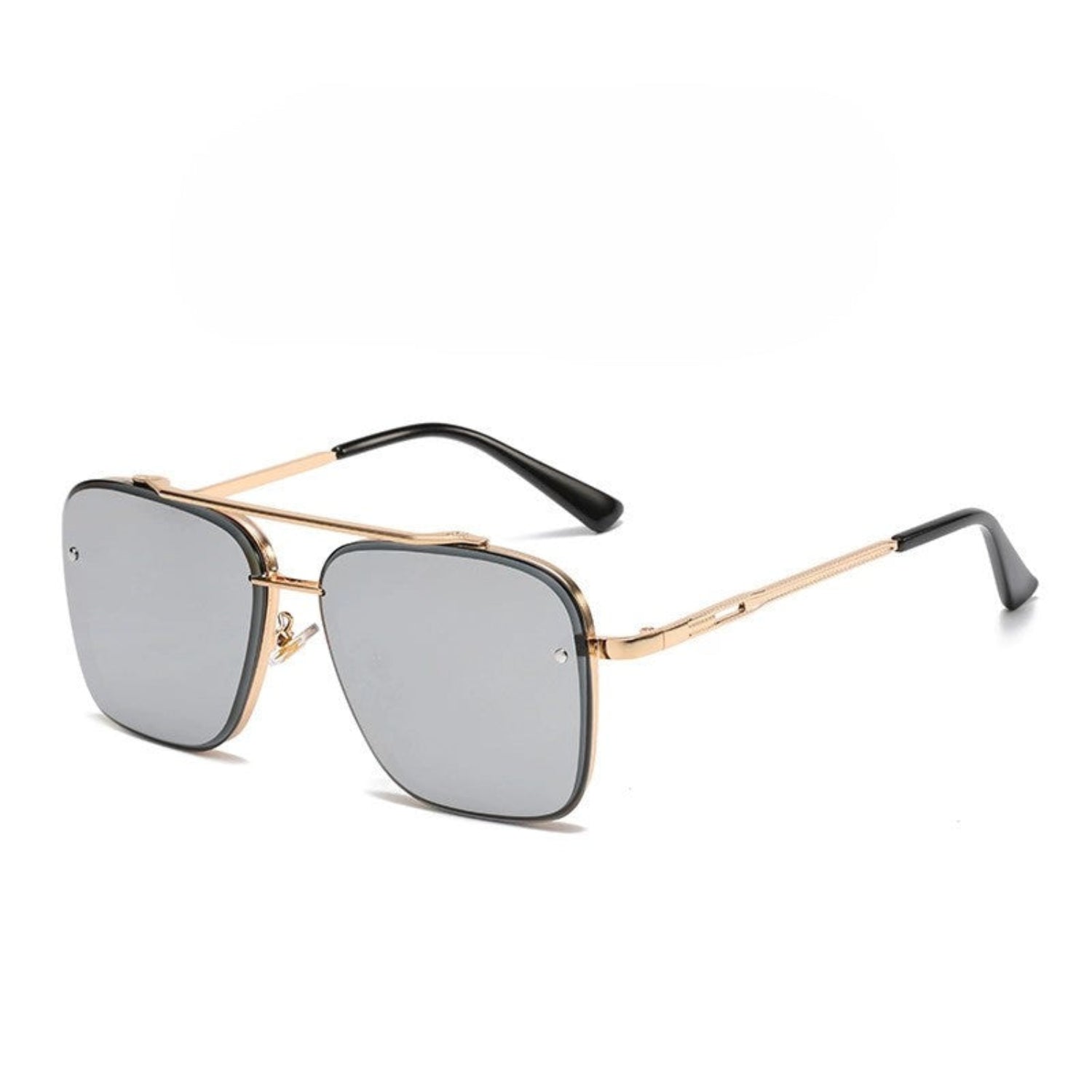 Gold Square Grey Sunglasses JLTG0218