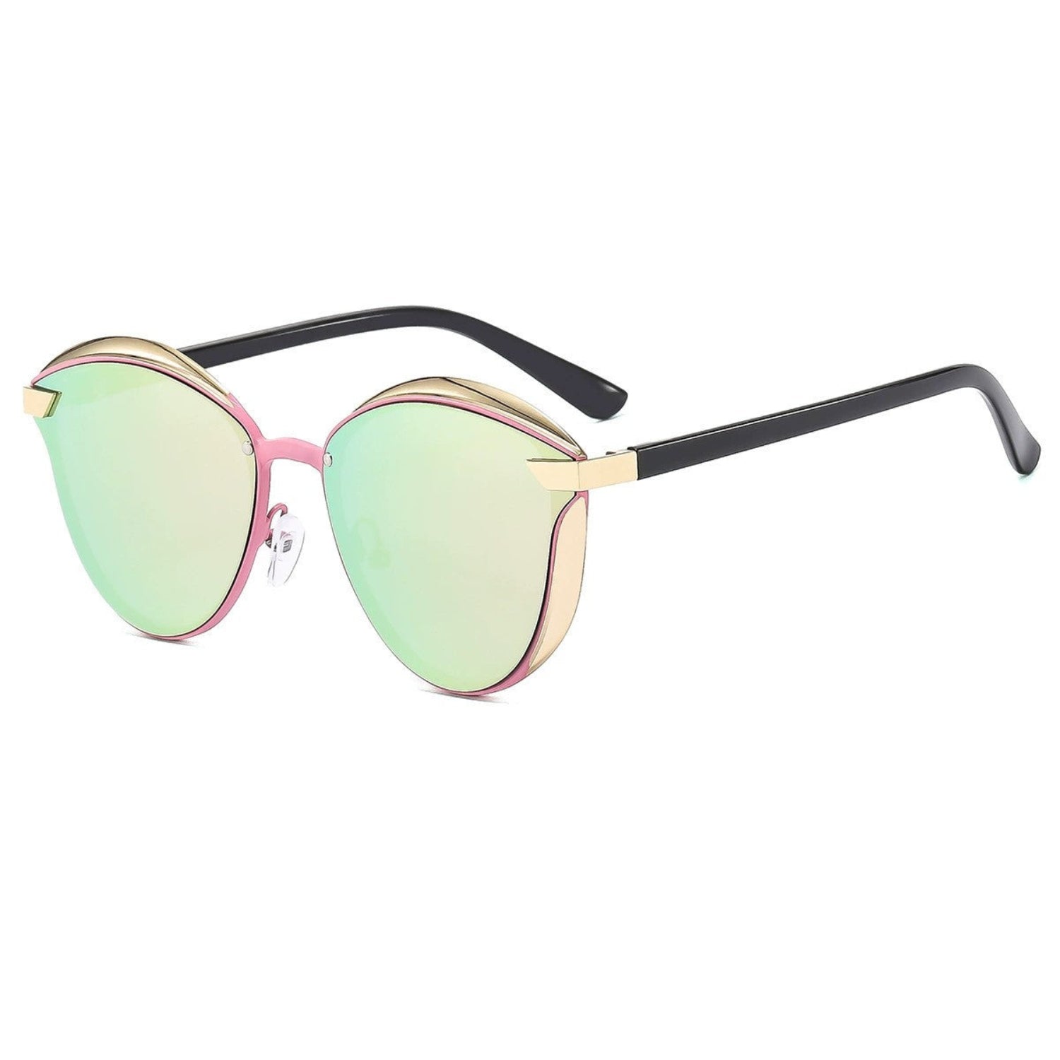 Pink Gold Round Sunglasses JLTG0235