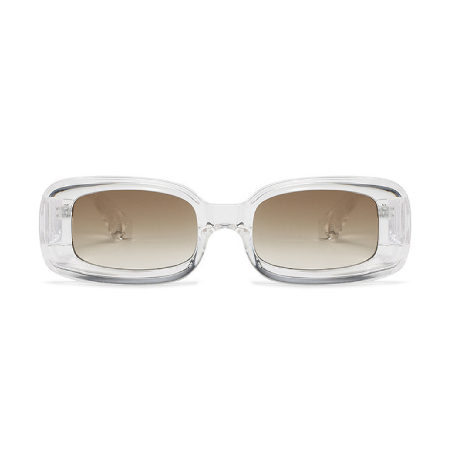 Chic White Gradient Square Sunglasses JLTG0247