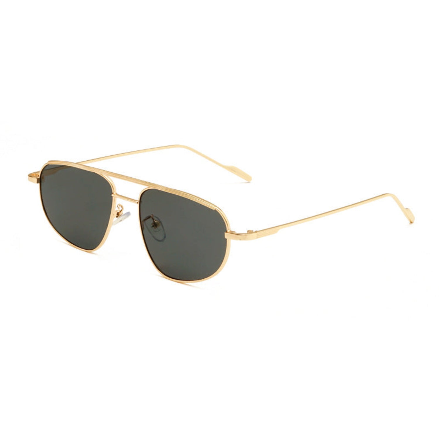 Modern Gold Black Aviator Sunglasses JLTG0249