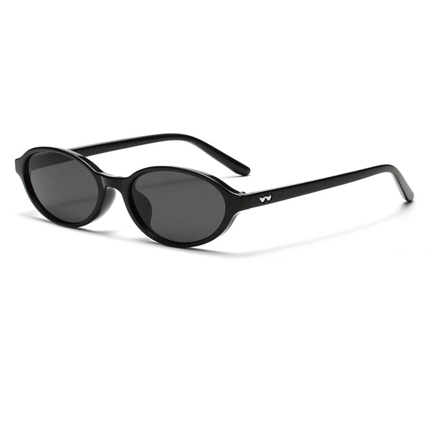Classic Black Oval Frame Sunglasses JLTG0257