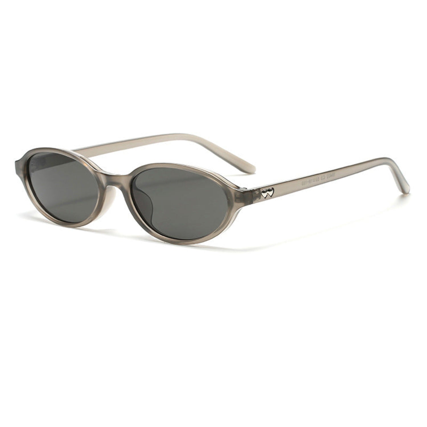 Classic Gray Oval Frame Sunglasses JLTG0259