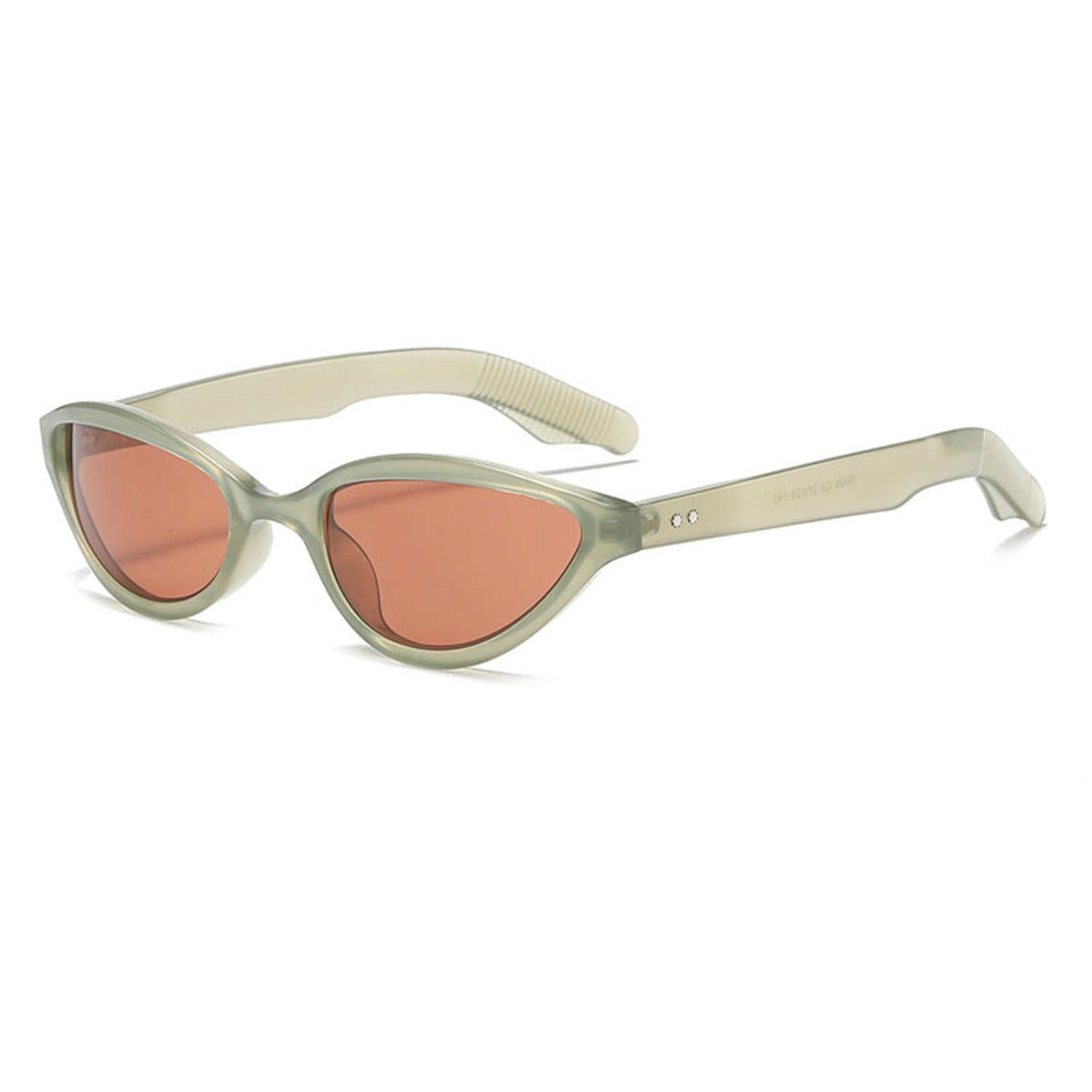 Sage Green Orange Cat Sunglasses JLTG0261