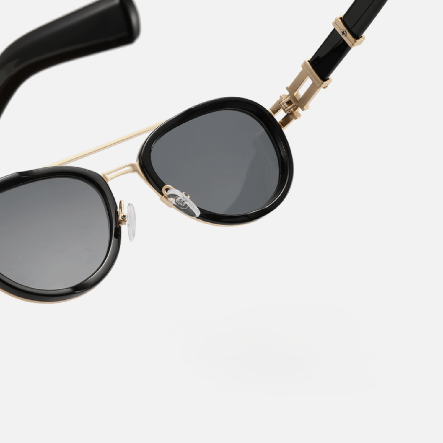 Gold Black Steampunk Sunglasses JLTG0270