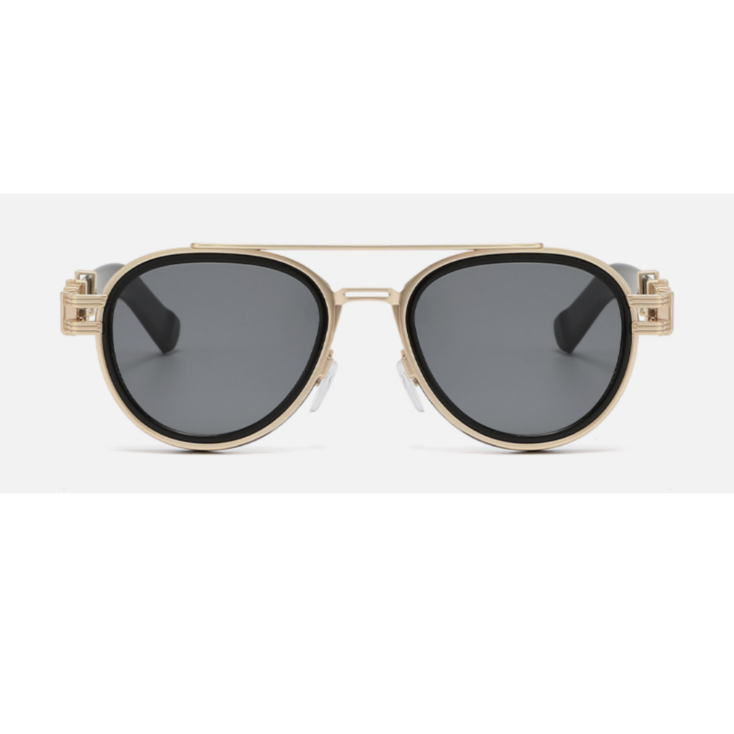 Gold Black Steampunk Sunglasses JLTG0270