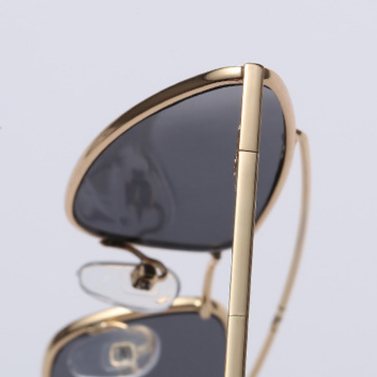 Gold Black Upside Down Sunglasses JLTG0273