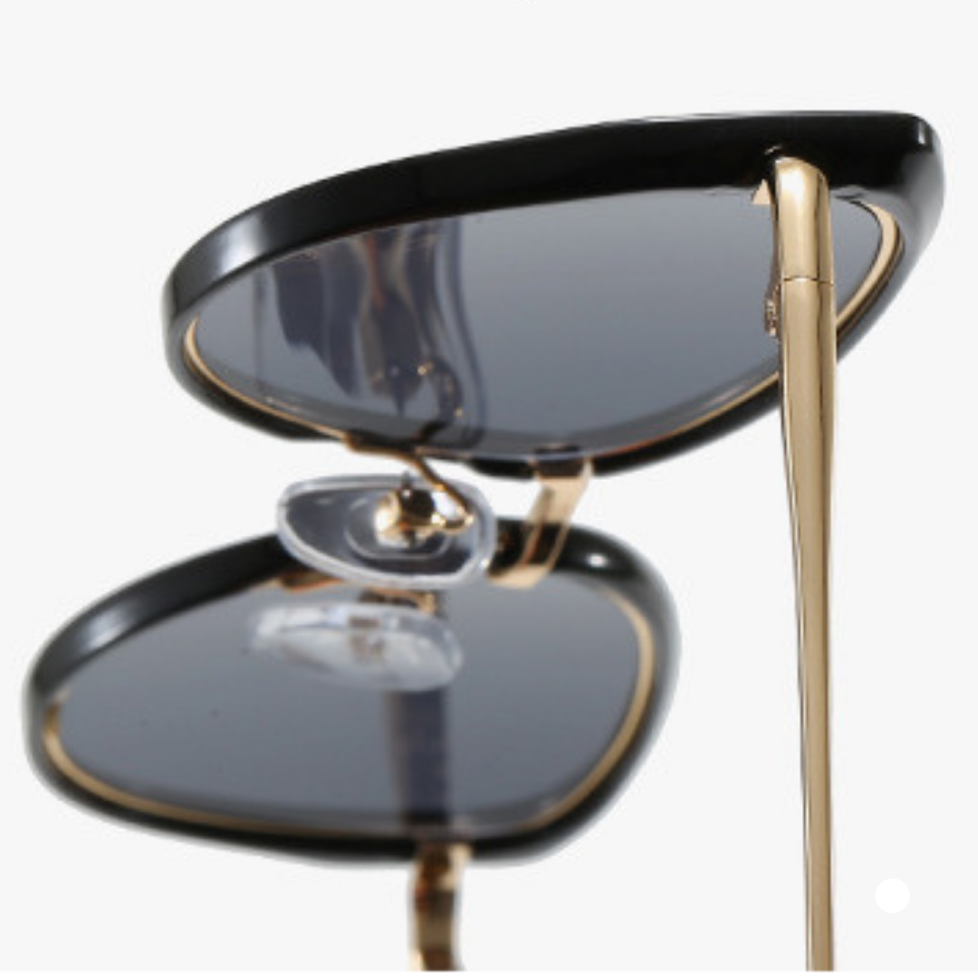 Classic Gold Black Cat Sunglasses JLTG0276