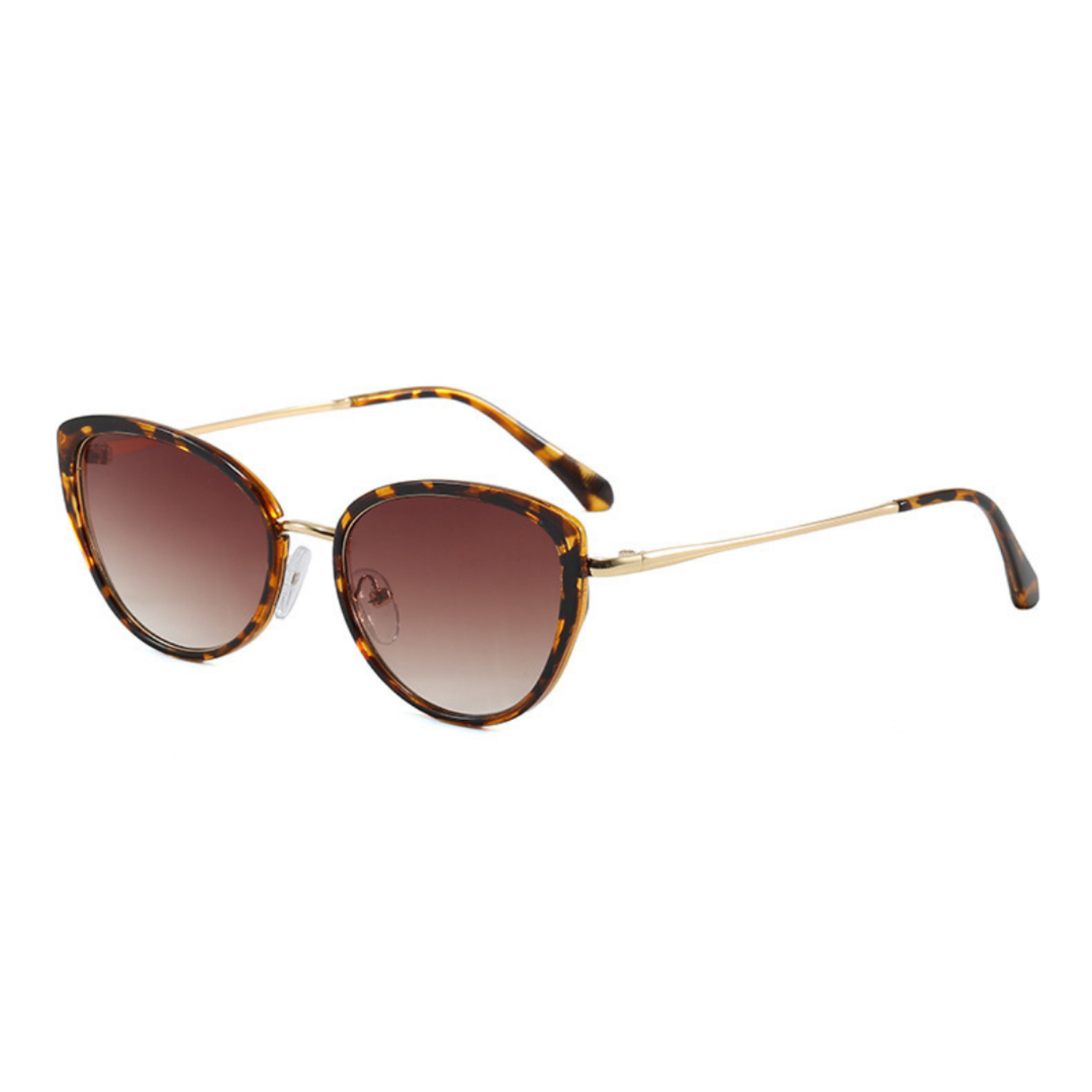Classic Gold Brown Cat Sunglasses JLTG0277