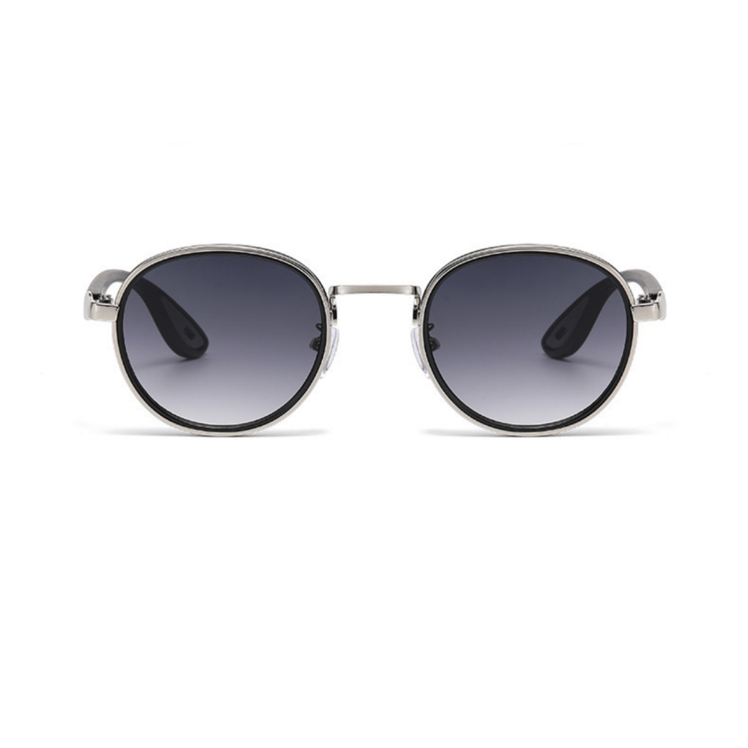 Matte Gray Round Sporty Sunglasses JLTG0282