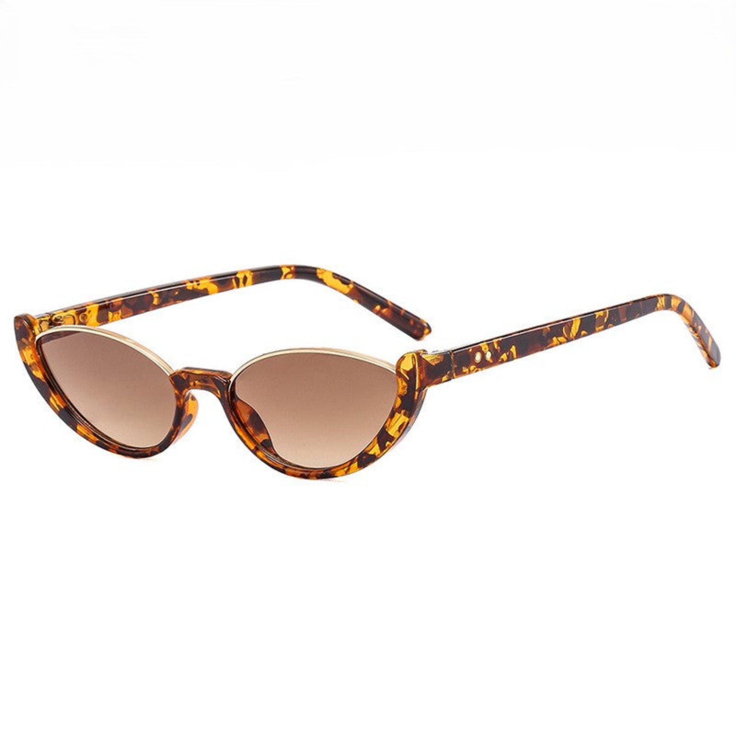 Tortoise Shell Cat-Eye Brown Sunglasses JLTG0288