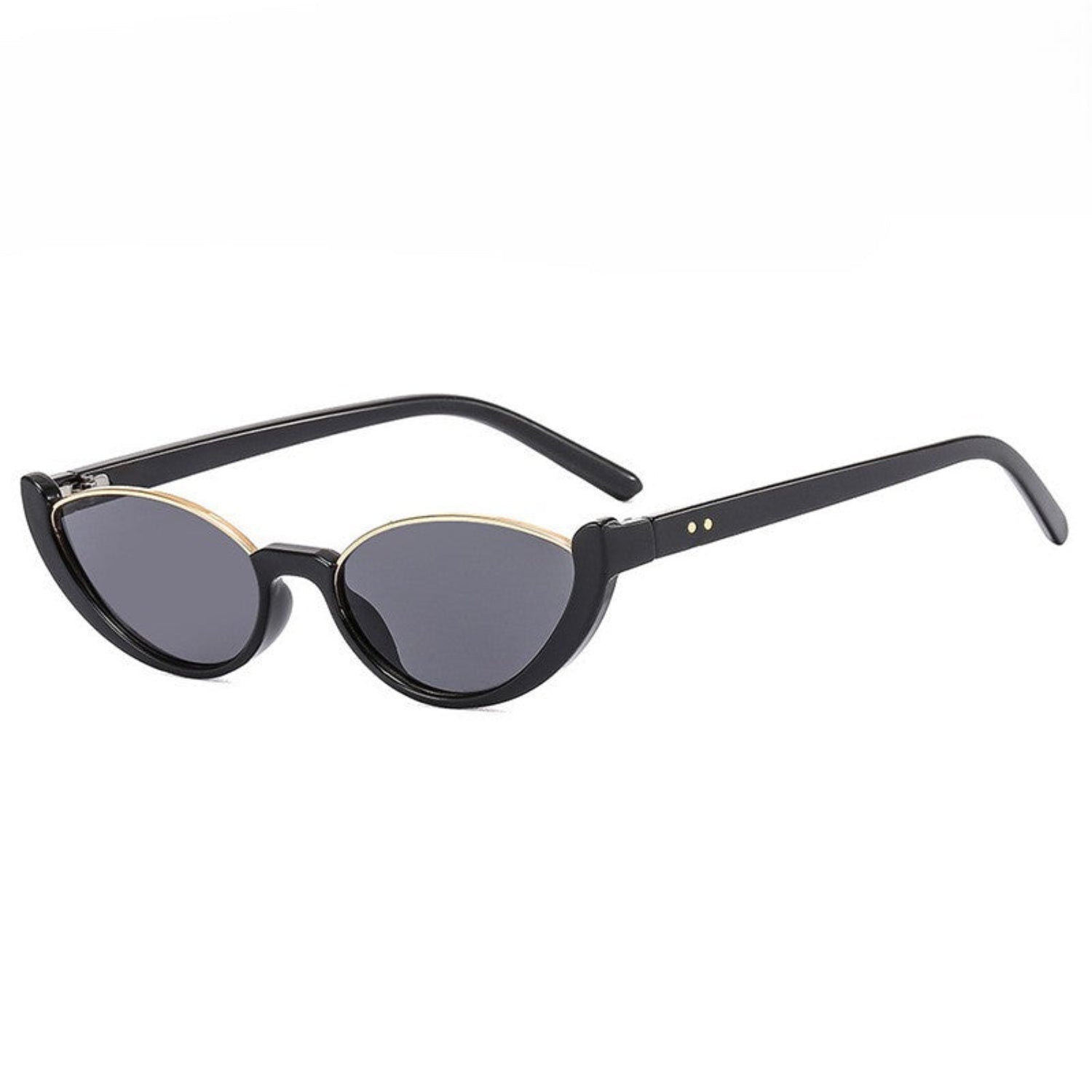Black Shell Cat-Eye Black Sunglasses JLTG0289