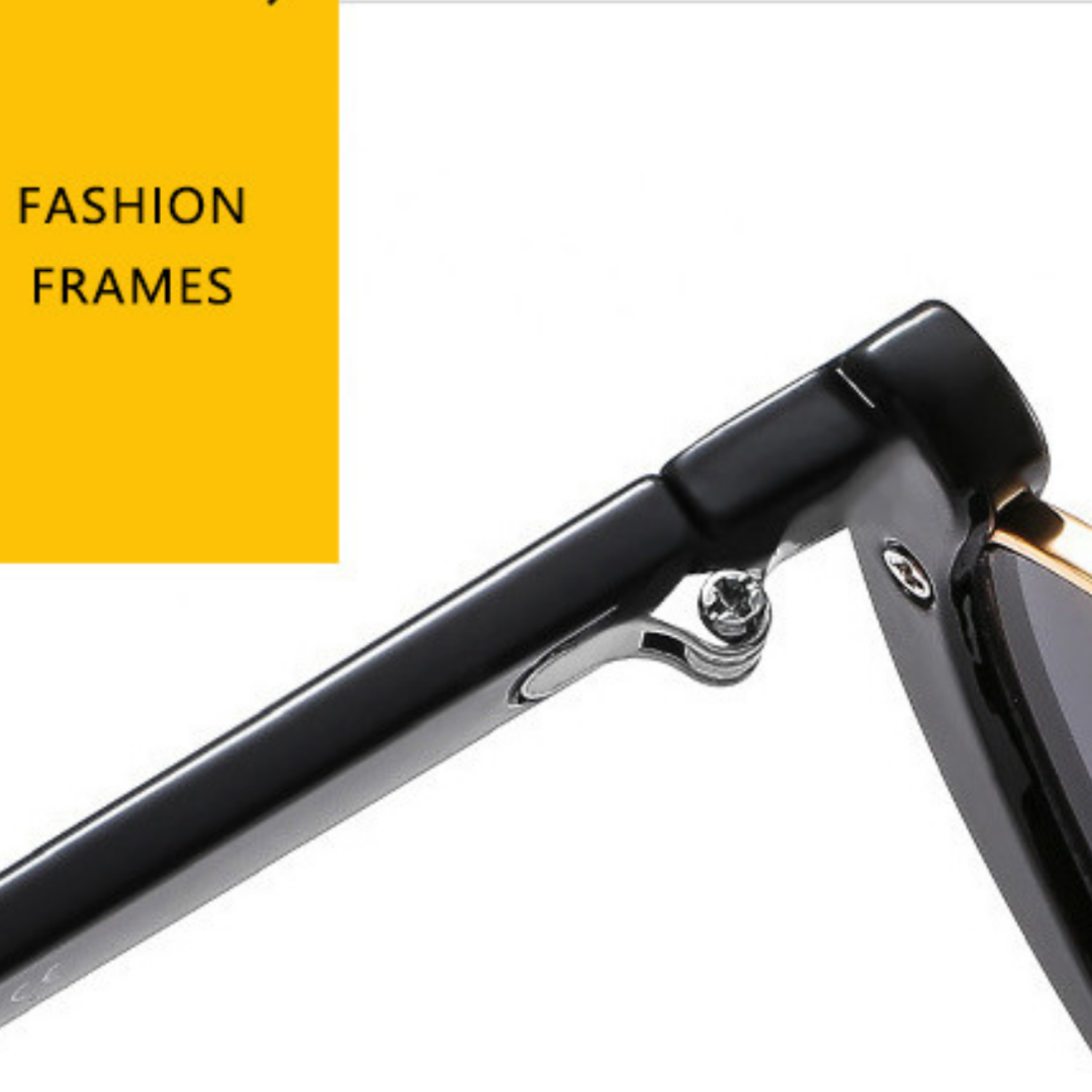 Black Shell Cat-Eye Black Sunglasses JLTG0289