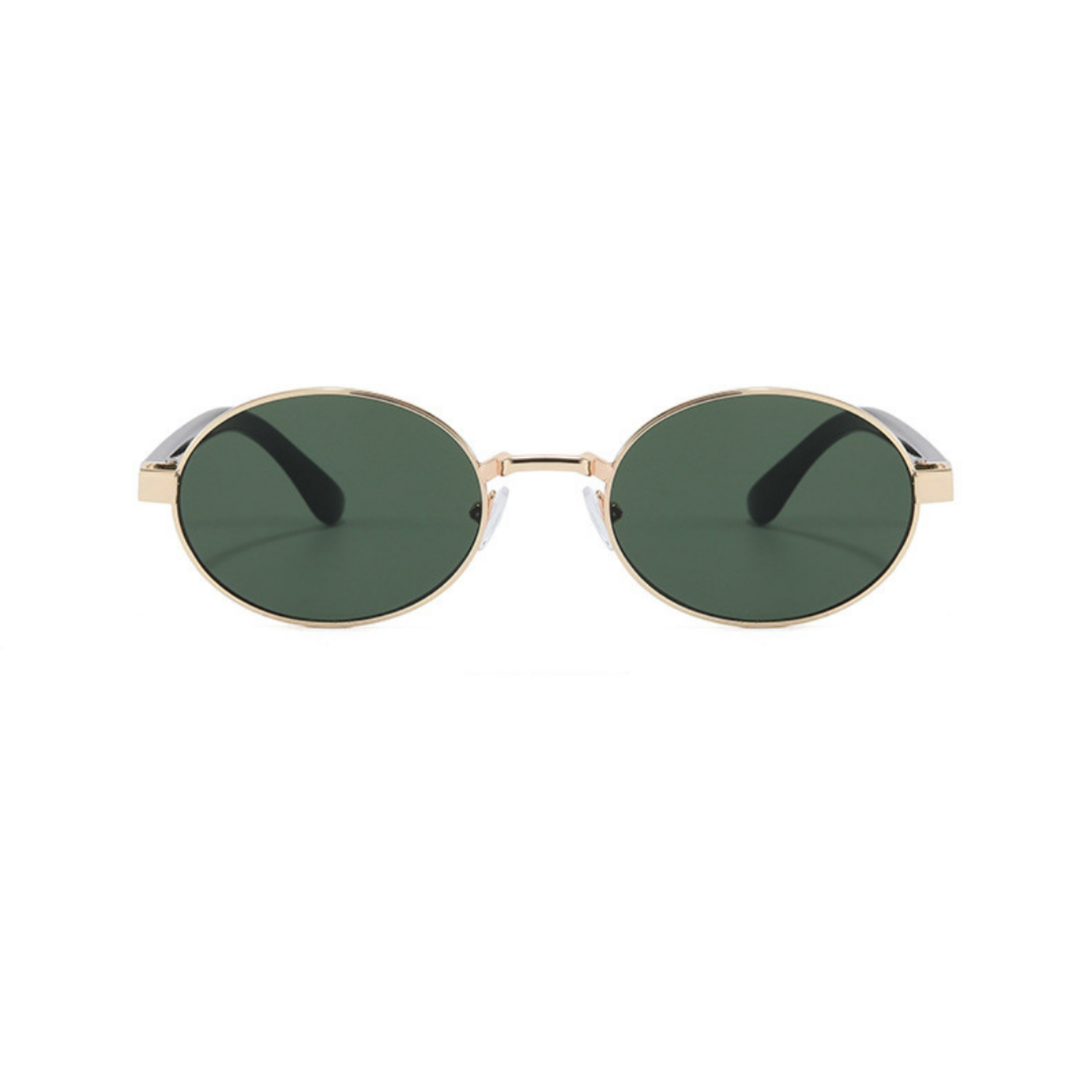 Gold Round Black Sunglasses JLTG0296