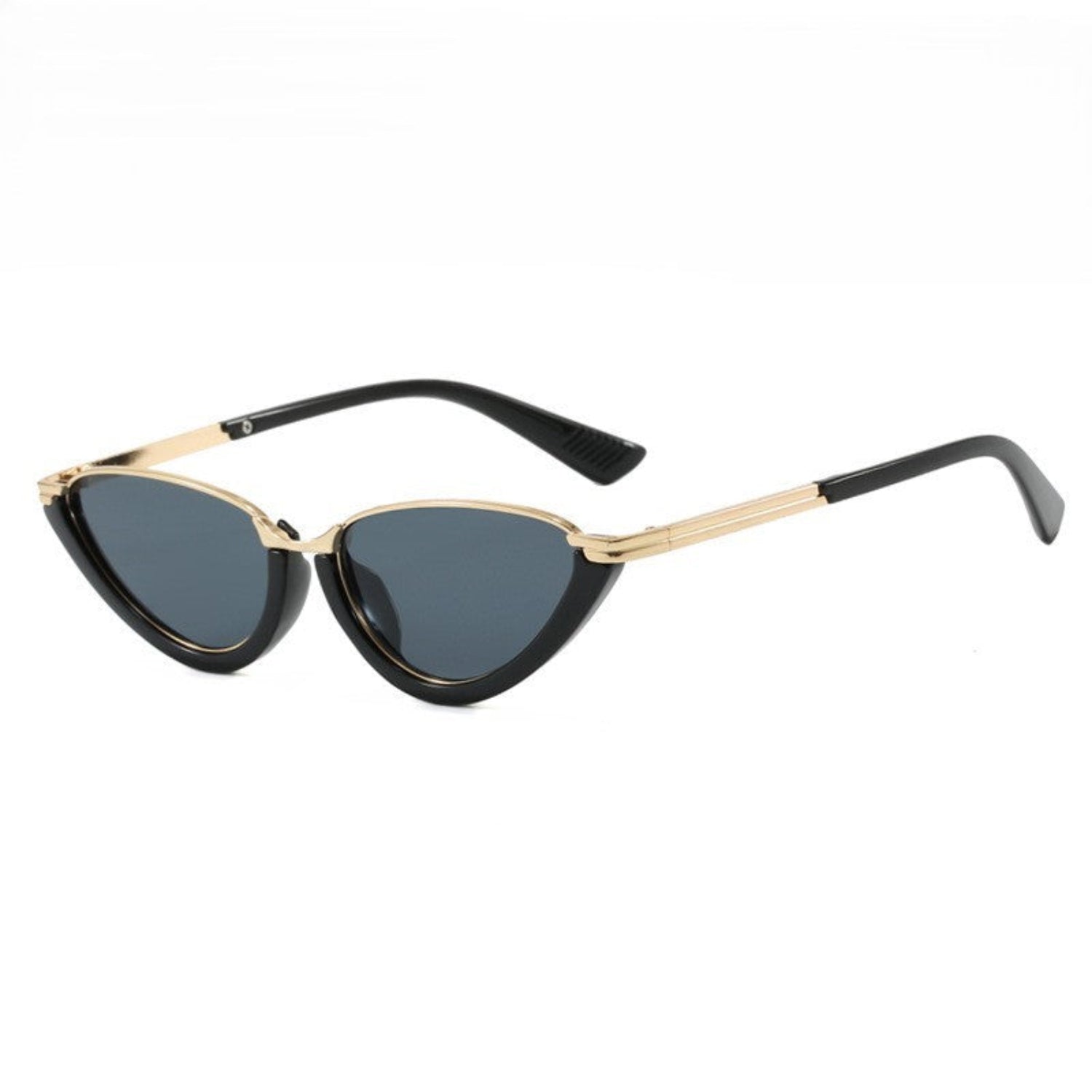 Gold Black Cat-Eye Tinted Sunglasses JLTG0300