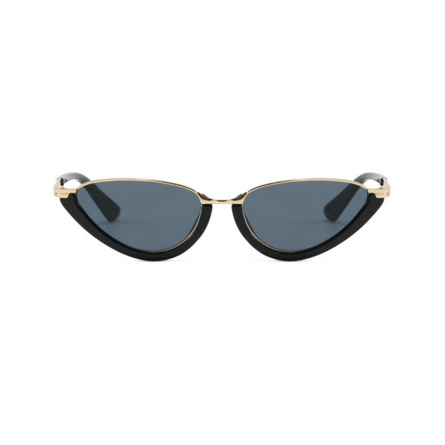 Gold Black Cat-Eye Tinted Sunglasses JLTG0300
