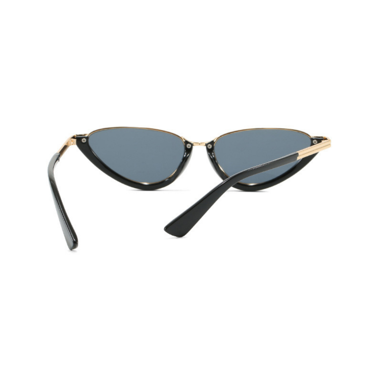 Gold Black Cat-Eye Tinted Sunglasses JLTG0300