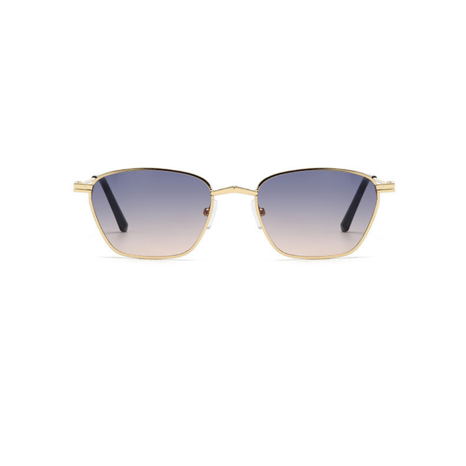 Gold Hexagon Purple Gradient Sunglasses JLTG0316