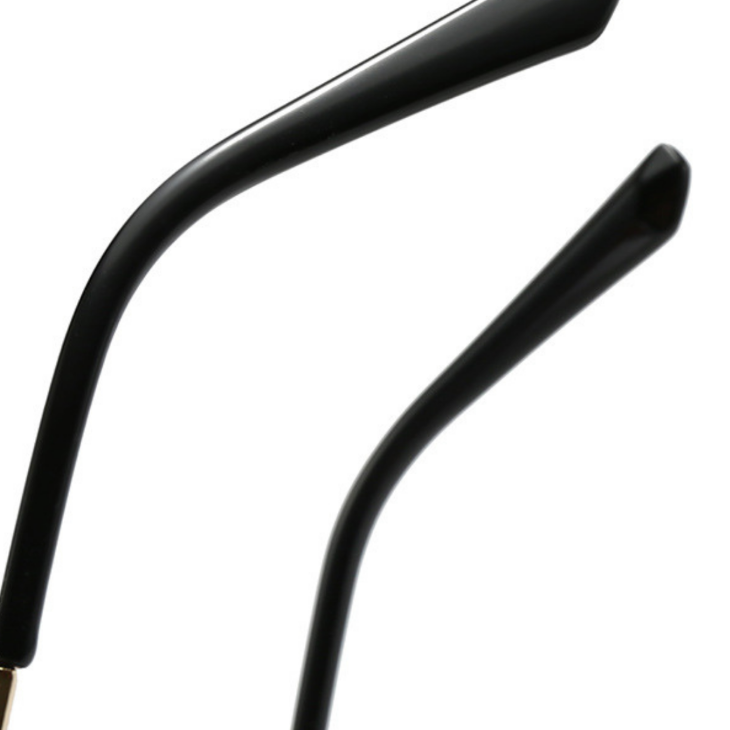 Rimless Gold Gray Gradient Sunglasses JLTG0322