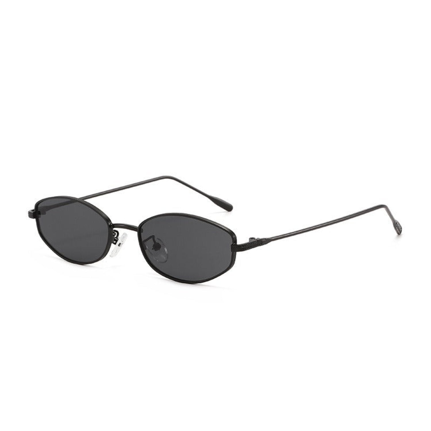 Black Rimless Square Sunglasses JLTG0336