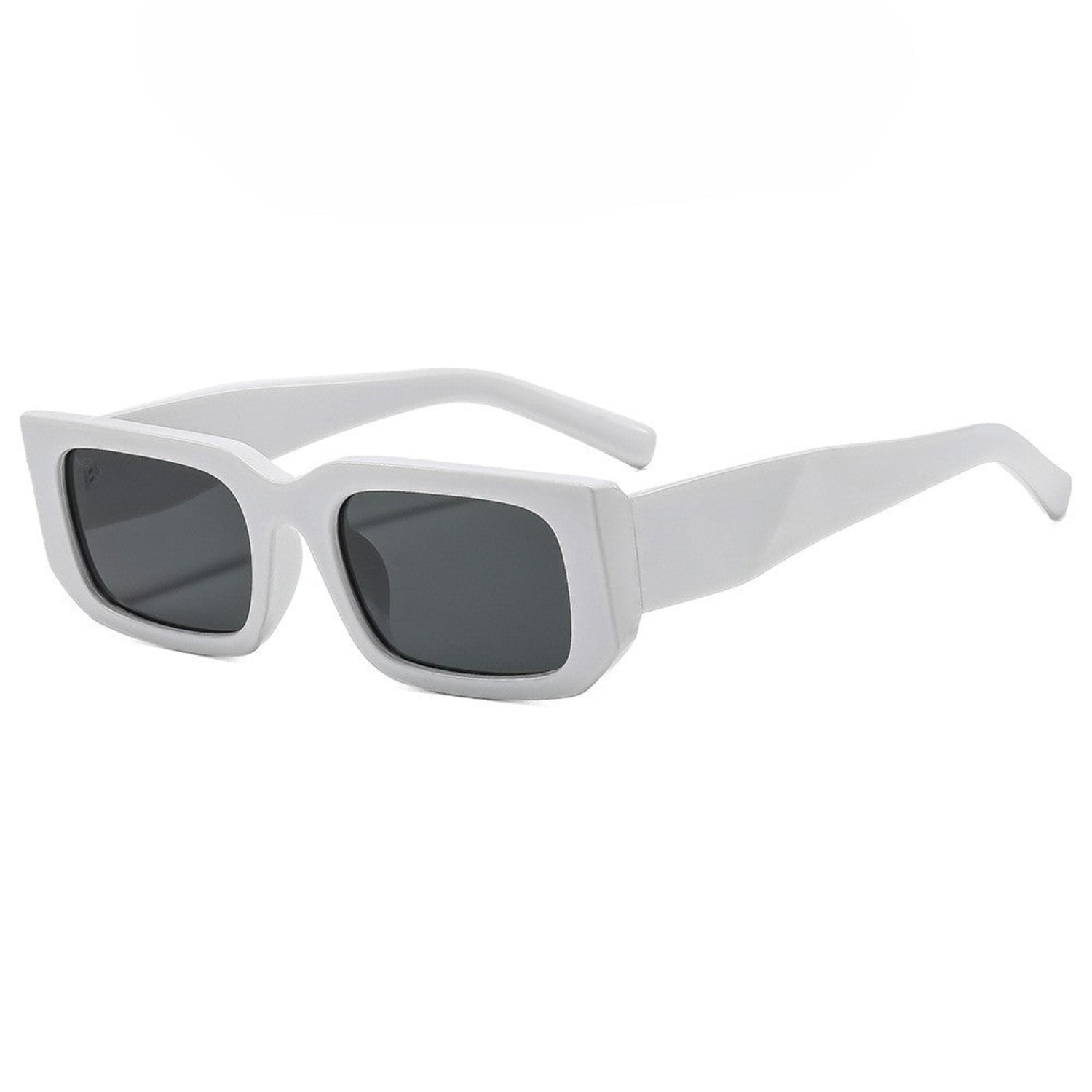 White Retro Shades Sunglasses  JLTG0383