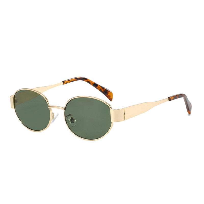 Retro Green Round Sunglasses JLTG0388