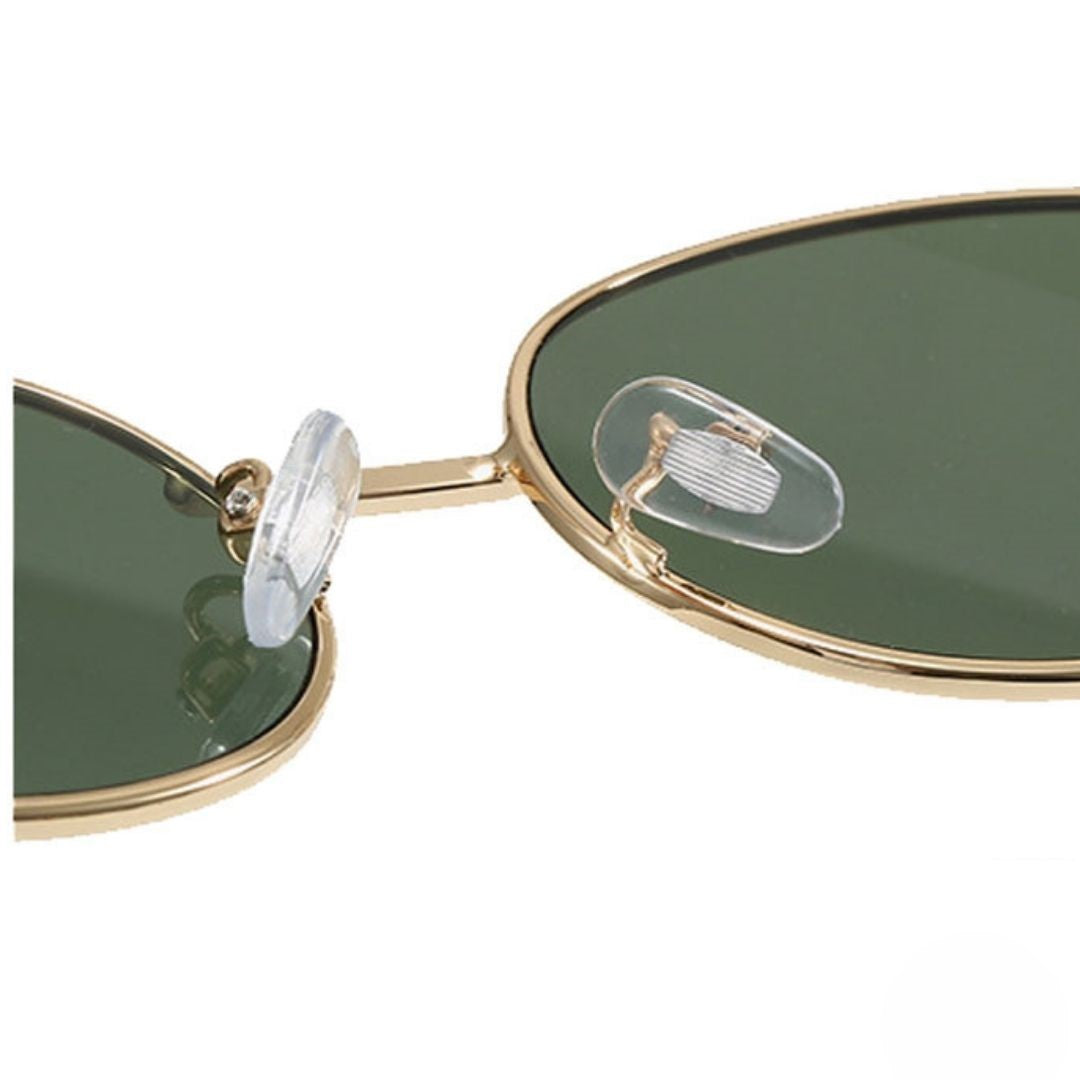 Retro Green Round Sunglasses JLTG0388