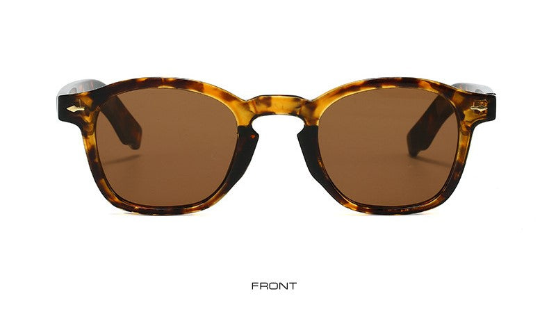 Leopard Tea Square Sunglasses JLTG0391
