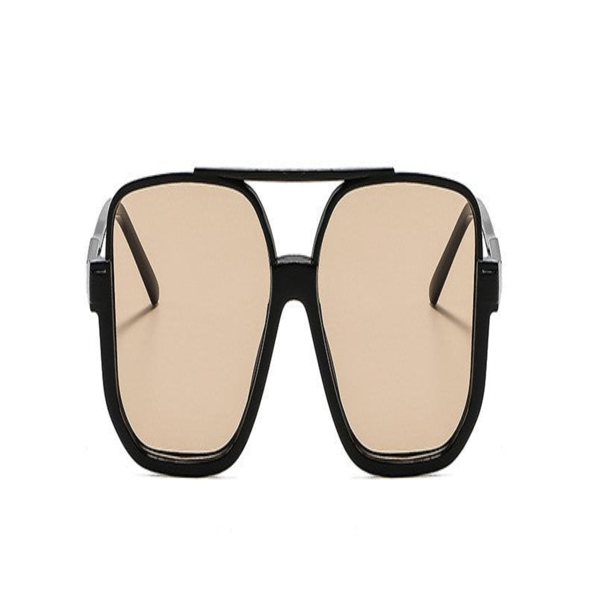 Black Oversized Square Sunglasses JLTG0397