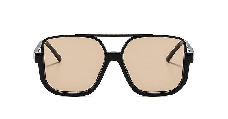 Black Oversized Square Sunglasses JLTG0397
