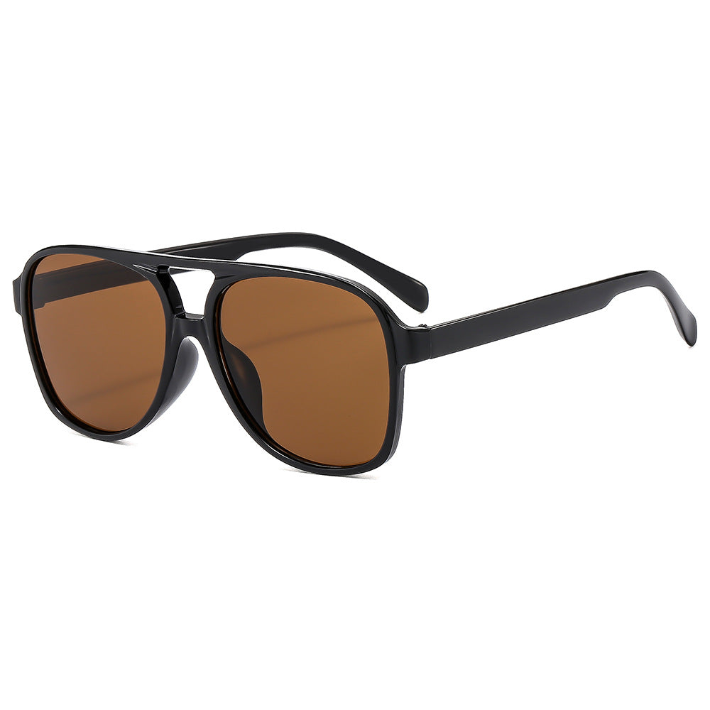 Black Aviator Brown Sunglasses JLTG0399