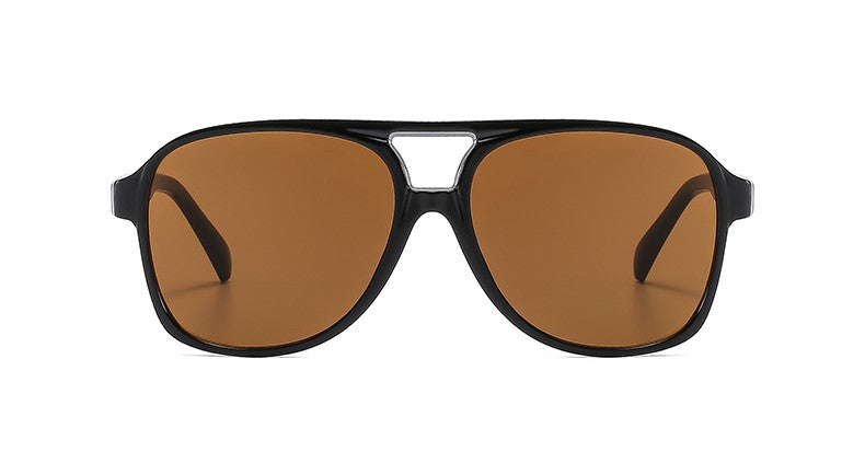 Black Aviator Brown Sunglasses JLTG0399