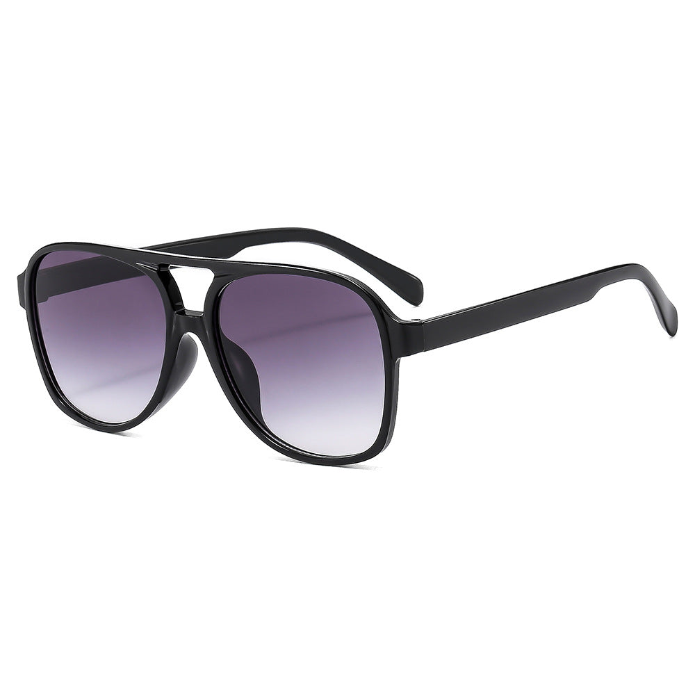 Black Aviator Gradient Sunglasses JLTG0400