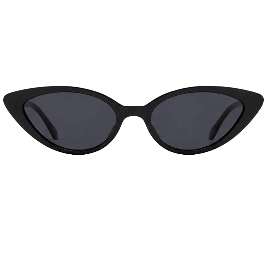 Trendy Black Cat-Eye Sunglasses JLTG0404