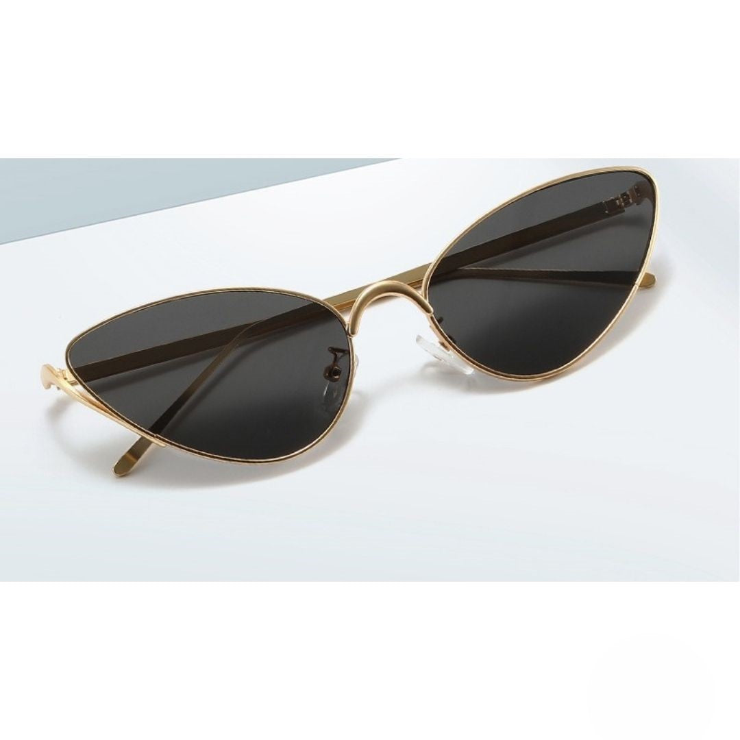 Trendy Grey Cat-Eye Sunglasses JLTG0409