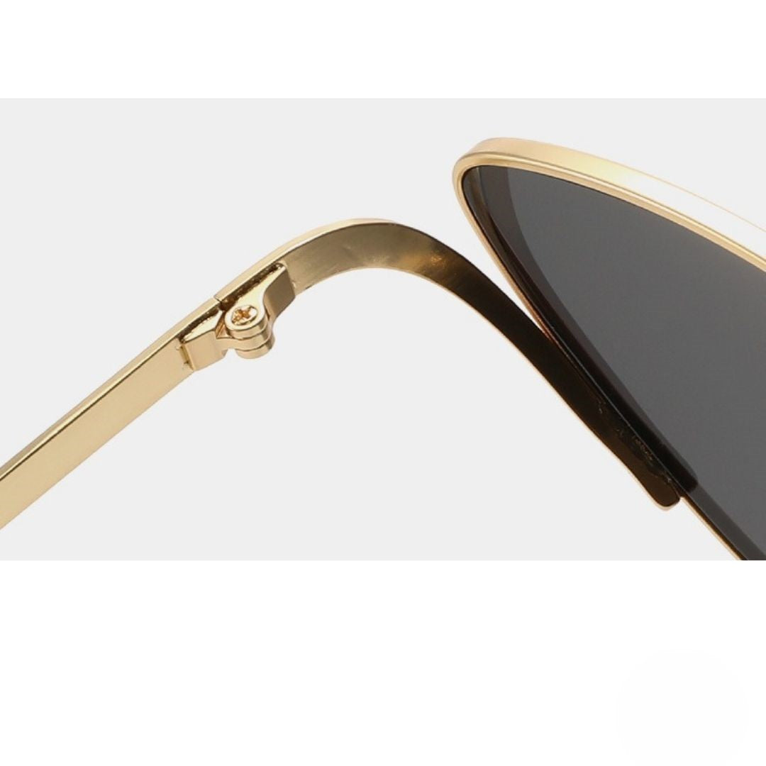 Trendy Grey Cat-Eye Sunglasses JLTG0409