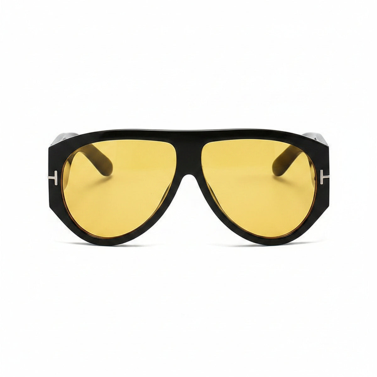 Trendy Yellow Shield Sunglasses JLTG0414