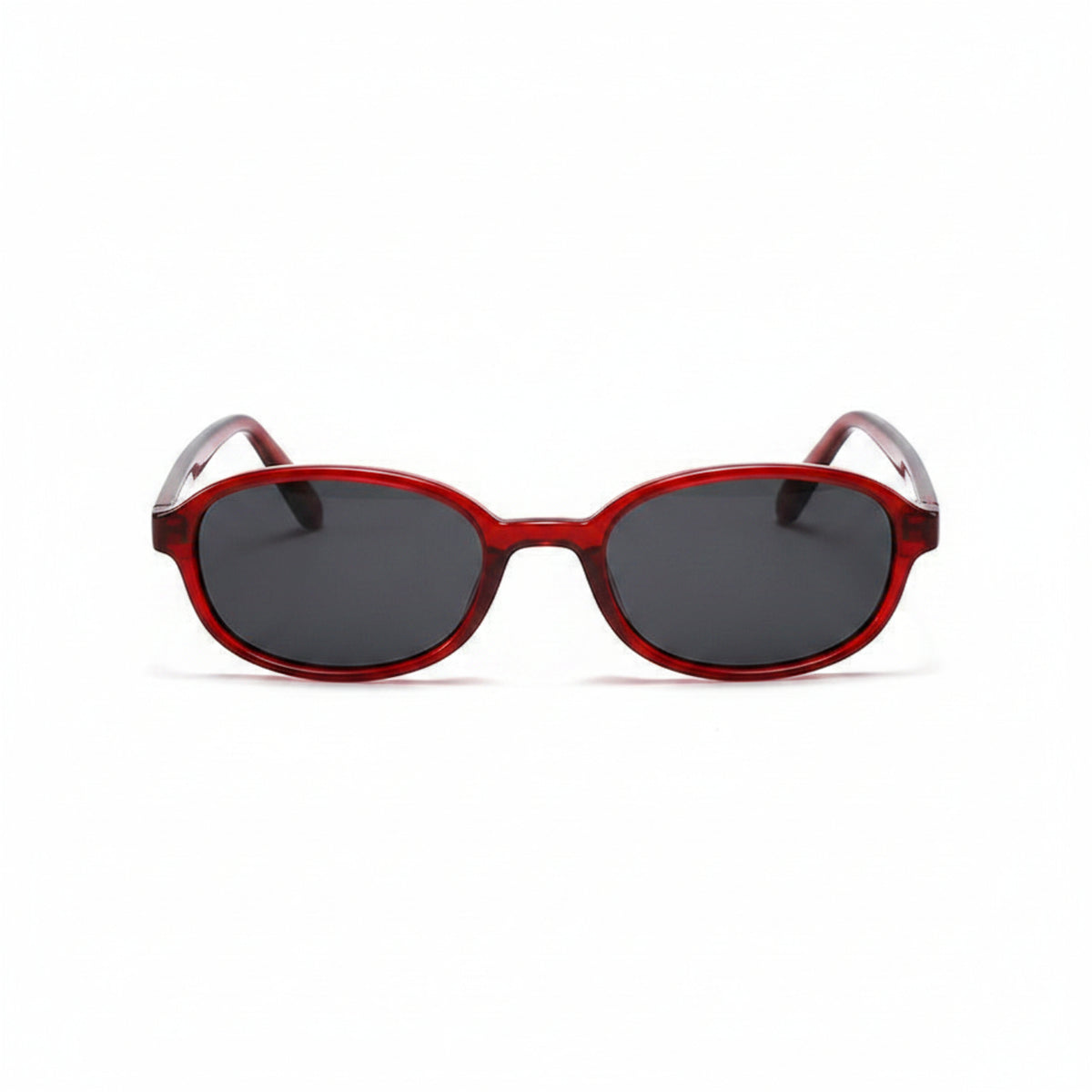 Trendy Grey Oval Sunglasses JLTG0423