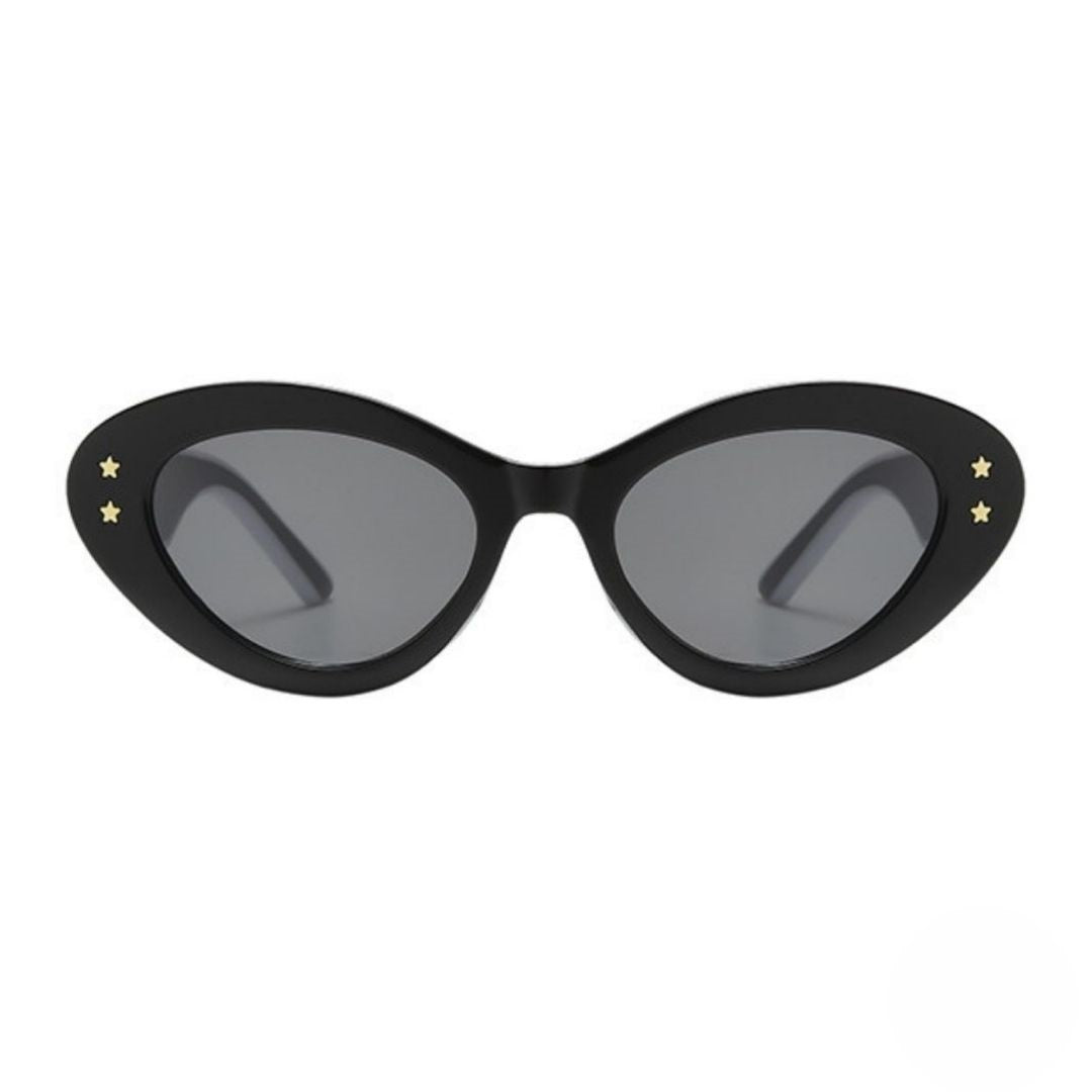Statement Black Oval Fashion Eyewear JLTG0438