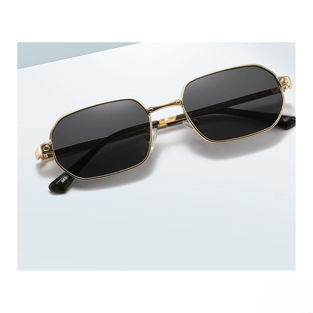 Modern Gold Frame Geometric Shades JLTG0439
