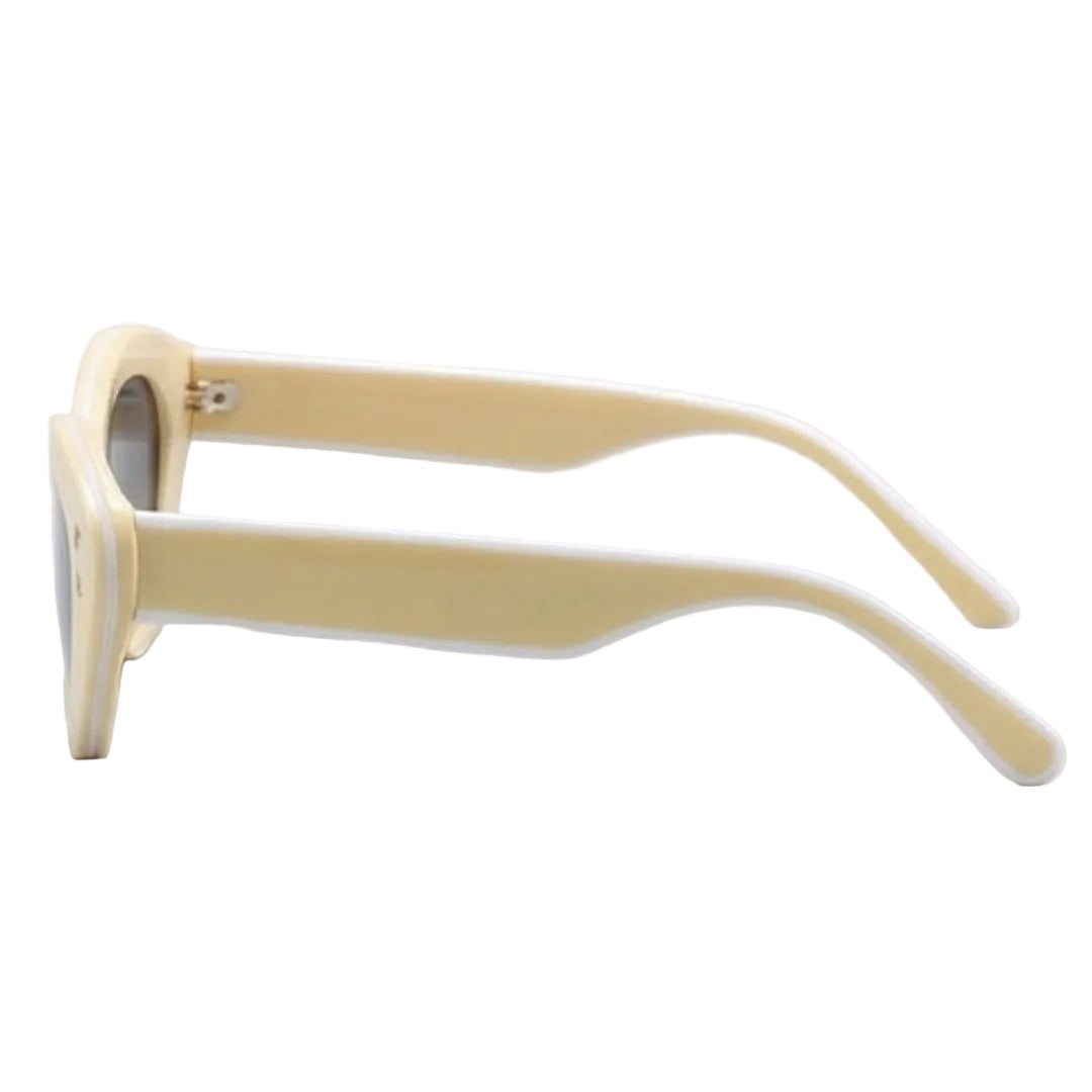 Beige Star-Accented Cat-Eye Sunglasses JLTG0463