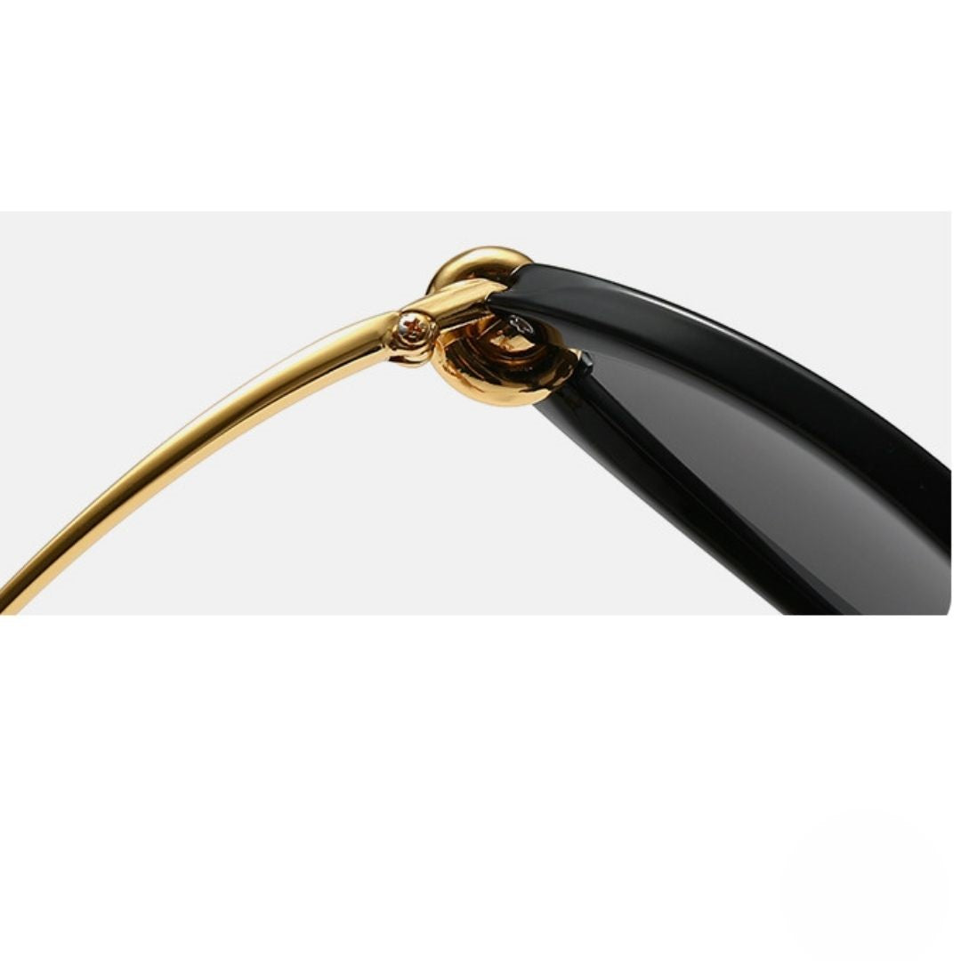 Black Gold Oval Cat Eye JLTG0484