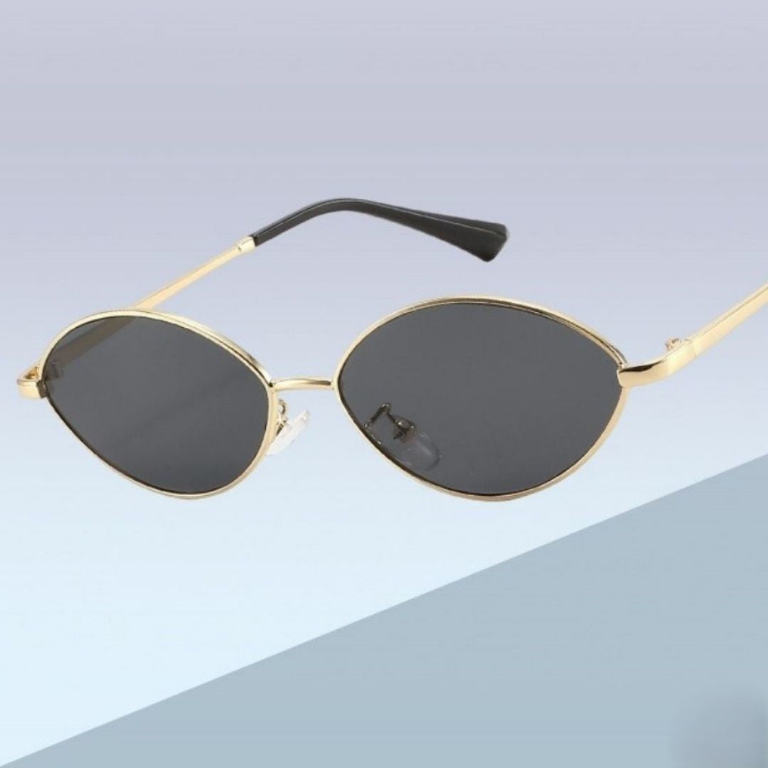 Gold Frame Grey Sunglasses JLTG0486